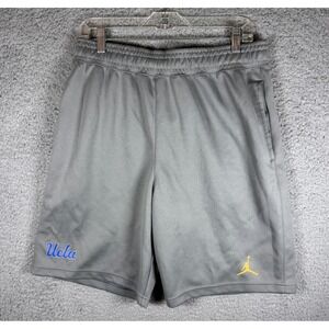 UCLA Bruins Air Jordan Athletic Shorts Men's Gray Nike Size Large